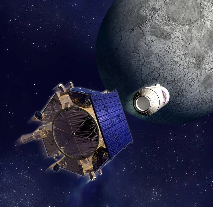 The orbiter that looked for lunar ice on the Moon (Wikimedia Commons)